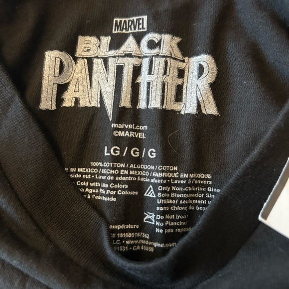 Marvel Black Panther Tshirt - Picture 2 of 2